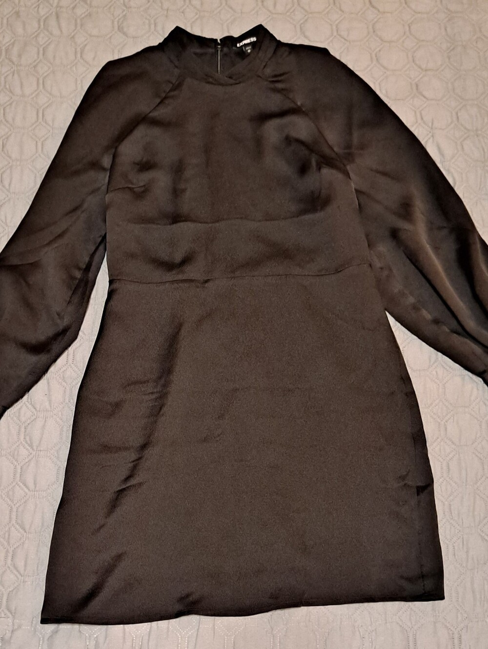 Express Classic Black Long-Sleeve Women’s Dress Sz M